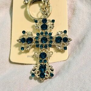 Blue and Silver Key Holder